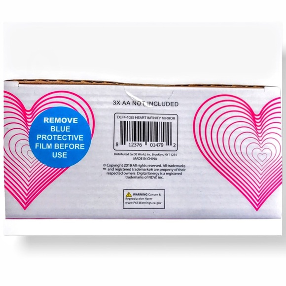 LED Heart or Dolphin Infinity Mirror - Picture 9 of 14